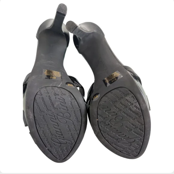 Gianni Bini Heleena Patent Platform Heels Size 6 - Picture 8 of 16